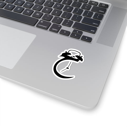 JēP.M. Clock Cut Stickers - Perfect for Laptops, Journals, Water Bottles, Gifts, and Home Decor