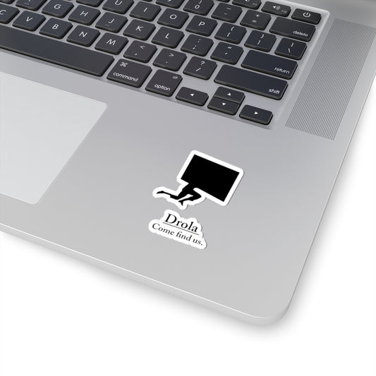 Drola Cut Stickers - Unique Graphic Decals, Laptop Decor, Gift for Explorers, Trendy Stickers