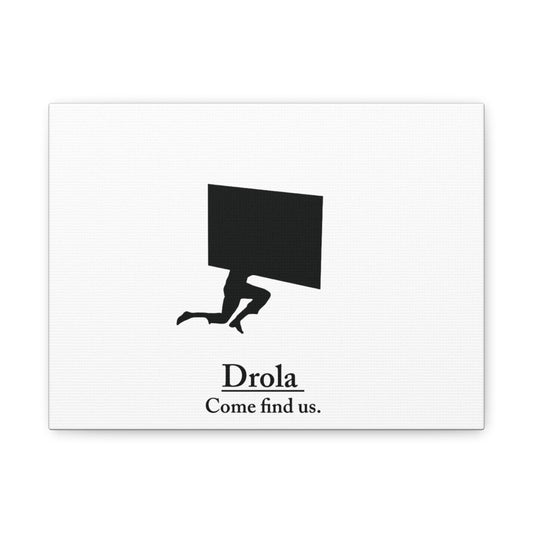 Drola Modern Wall Art Canvas, Stretched Art Print, Minimalist Home Decor, Gift for Artists, Unique Artwork, Stylish Room Accent