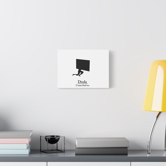 Drola Modern Wall Art Canvas, Stretched Art Print, Minimalist Home Decor, Gift for Artists, Unique Artwork, Stylish Room Accent